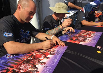 Derick Jordan and Mykel Kovar Autograph Signing
